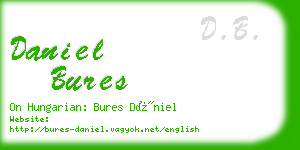 daniel bures business card